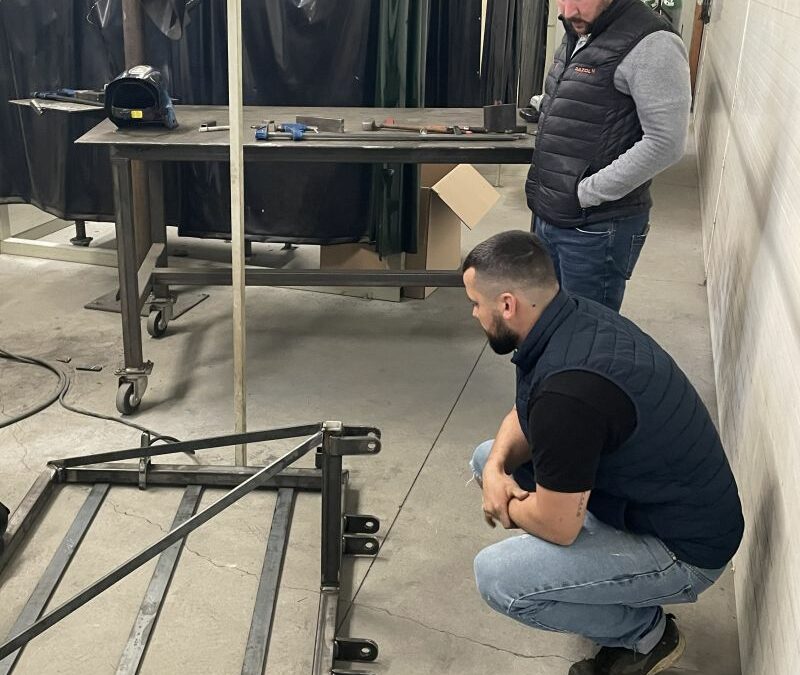 Mardi dernier un candidat formé par le C2RT à Fumel (47) a passé l'épreuve du TPM Soudeur industriel.