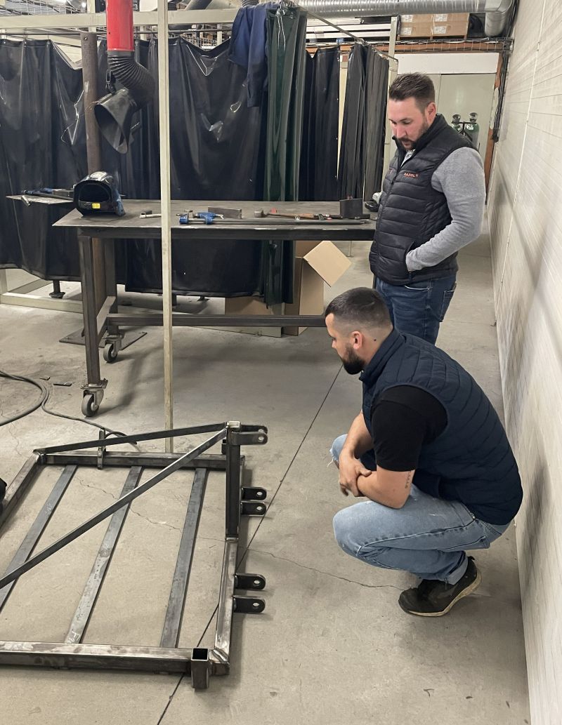 Mardi dernier un candidat formé par le C2RT à Fumel (47) a passé l'épreuve du TPM Soudeur industriel.